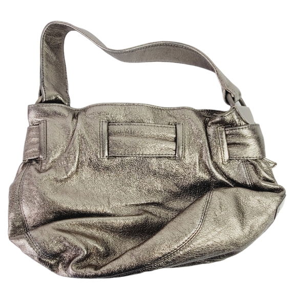 Kooba Elisha Bronze Metallic Leather Mini Bow Bag - Picture 2 of 5